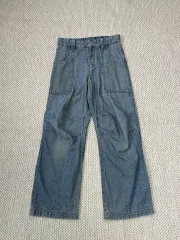 GAP ギャップ キッズ ワイド ウォーク デニムパンツ J03119のサムネイル