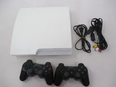  中古品 ゲーム プレイステーション3 PS3本体 CECH-3000A クラシックホワイト 動作品 周辺機器付きのサムネイル