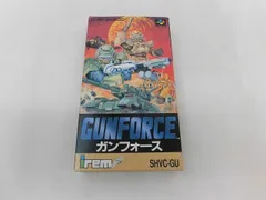  中古品 ゲーム スーパーファミコン ソフト ガンフォース 箱付きのサムネイル