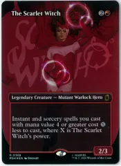 FOIL/MTG/英語版/スカーレット・ウィッチ/The Scarlet Witch/ロゴ