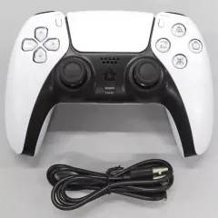 【中古】PS4ハード ワイヤレスコントローラfor P4(ホワイト)[T28]