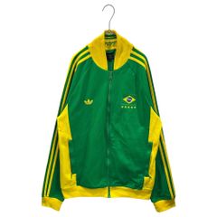 希少/L adidas ブラジル代表 1978 復刻 トラックジャケット 緑 黄