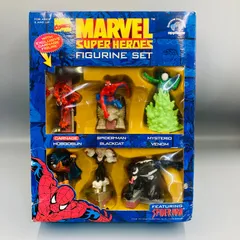 マーベル・スーパーヒーローズ・フィギュアセット スパイダーマン ベノム ミステリオ カーネイジ ホブゴブリン ブラックキャット アプローズ Applause