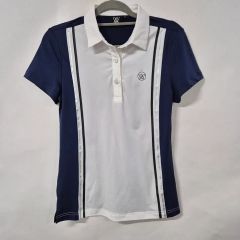新品 G/FORE ジーフォア 半袖ポロシャツゴルフ レディースL ストレッチ
