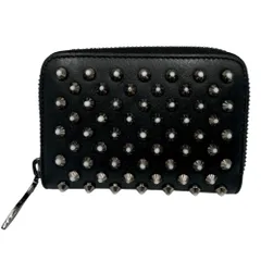 Christian Louboutin(クリスチャンルブタン) Spike Panettone Leather Coin Case スパイク パネトーネ レザー コインケース ブラックのサムネイル