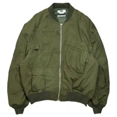 eYe JUNYA WATANABE MAN×Rebuild by Needles(アイジュンヤワタナベマン×リビルドバイニードルズ) 2025AW Co-branded Cotton-Nylon MA-1 Jacket 綿ナイロンMA-1ジャケットのサムネイル