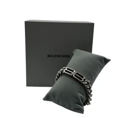 BALENCIAGA(バレンシアガ) BB ICON GOURMETTE BB アイコン グルメット ブレスレット 718493 Ｍ シルバーのサムネイル