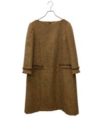 新品 BOUTIQUE MOSCHINO フリンジベージュワンピ42 - メルカリ