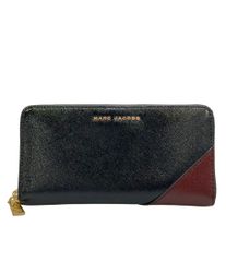 MARC JACOBS 長財布 バイカラー ラウンドファスナー - メルカリ