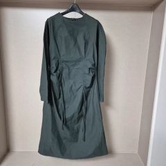 ARGUE コットンヤクウールハニカムワッフル チュニックワンピース
