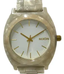 ニクソン 腕時計 MORE IS MORE THE TIME TELLER ACETATE クオーツ ホワイト レディース メンズ NIXONのサムネイル