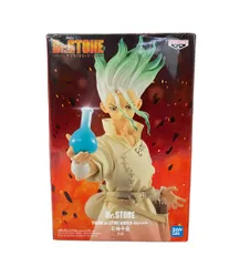 美品 BANDAI Dr.STONE FIGURE of STONE WORLD-造形の科学- 石神千空 フィギュア