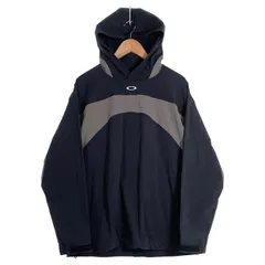 Oakley オークリー Pullover Hoodie Wide プルオーバーフーディー ワイド ウインドブレーカー ジャケット ブラック グレー FOA406949 Size M (JP L)のサムネイル