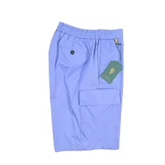 BERWICH ベルウィッチ / BERMUDA SAFARI バミューダ サファリ ショーツ ノータック ハーフパンツ ショートパンツ 春夏 メンズ  ストレッチ パープル イタリア製 442865のサムネイル