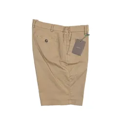 BERWICH ベルウィッチ / BERMUDA ELAX-GD バミューダ ショーツ ノータック ハーフパンツ ショートパンツ 春夏 メンズ コットン ストレッチ ブラウン イタリア製 442843のサムネイル