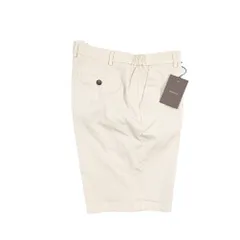 BERWICH ベルウィッチ / BERMUDA ELAX-GD バミューダ ショーツ ノータック ハーフパンツ ショートパンツ 春夏 メンズ コットン ストレッチ オフホワイト イタリア製 442842のサムネイル