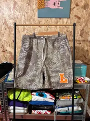 LRG ボタニカル柄 ナイロンショーツ ハーフパンツ 総柄 Lサイズのサムネイル
