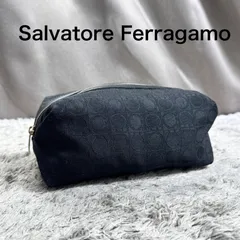 Salvatore Ferragamo サルヴァトーレフェラガモ ポーチ 小物入れ ガンチーニ総柄 ブラックのサムネイル