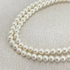 【4mm】ミキモト K18 パール ベビーパール アコヤ真珠 ネックレス /24-789Sのサムネイル