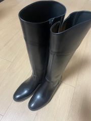 コーストライン　特攻ブーツ　29cm 30cm コーストライン 斜めカットロングブーツ 特攻ブーツ ブラック 28
