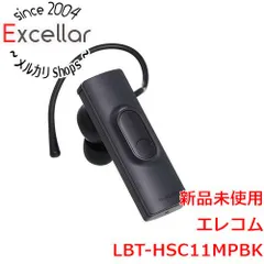 [bn:13] ELECOM　Bluetoothワイヤレスヘッドセット　LBT-HSC11MPBK　ブラックのサムネイル