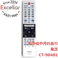 [bn:15] TOSHIBA　液晶テレビ用リモコン　CT-90481のサムネイル