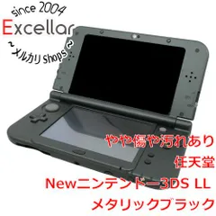 [bn:13] 任天堂　Newニンテンドー3DS LL メタリックブラックのサムネイル