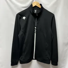 正規品/L デサント トレーナー ブラック 機能性 ジップアップ/ジャケットのサムネイル