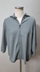 A-113 DAKS（ダックス）カーキ ニット カーディガンのサムネイル
