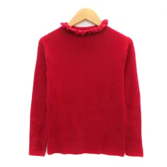 パーリッシィ PAR ICI ニット カットソー 長袖 ハイネック F 赤 レッド /YK37のサムネイル