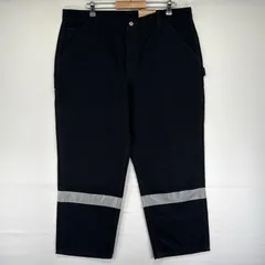 古着 デッドストック カーハート Carhartt ダック パンツ ペインター リフレクター 大きいサイズ タグ付き W40 L30  ブラック系 メンズのサムネイル