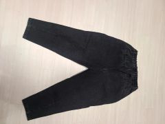 美品 希少 人気《ラスラー》先染めブラック ジーンズ(W30)黒 87621BK 