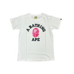 A Bathing Ape Tシャツ ホワイト ピンク - メルカリ