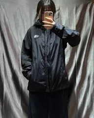 XL THE NORTH FACE ザノースフェイス シンボルロゴ ブラック ナイロン フード ジャケット
