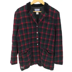 ペンドルトン PENDLETON USA製 タータンチェック ウール テーラードジャケット レディース  14のサムネイル