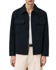 オールセインツ メンズ アウター ジャケット・ブルゾン ALLSAINTS Cayson Jacket Agate Blue ブルーのサムネイル