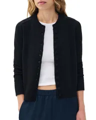 ラグアンドボーン レディース アウター カーディガン セーター レース rag bone Wallace Cardigan Sweater Black ブラックのサムネイル