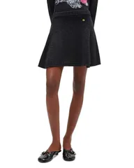 ガニー レディース アウター ニット・セーター ミニ スカート GANNI Chunky Sweater Knit Mini Skirt Phantomのサムネイル