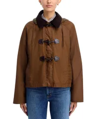 バブアー レディース アウター ジャケット・ブルゾン フーデッドジャケット Barbour Myra Hooded Jacket BarkHessian Tartanのサムネイル