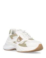 ピンコ レディース シューズ スニーカー レース PINKO Womens Arielace Up Sneakers WhitePlatinum ホワイトのサムネイル
