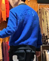 L Supreme シュプリーム アーチロゴ ヘアリー ブークレ ブルー ブルゾンのサムネイル