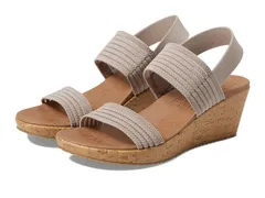 スケッチャーズ レディース シューズ ヒール シアー SKECHERS Beverlee Sheer Luck Taupe トープのサムネイル