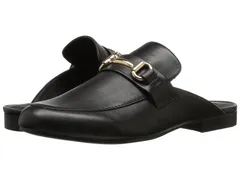 スティーブ マデン レディース シューズ スリッポン・ローファー Steve Madden Kandi SlipOn Mule Black Leather ブラックのサムネイル