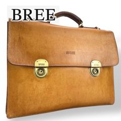 BREE 2way ショルダーバッグ ブリーフケース ヌメ革 ヴィンテージ A4