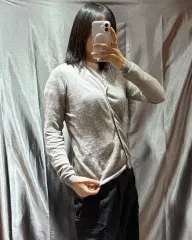 S A P.C. アーペーセー ボタン グレー カーディガンのサムネイル