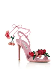 アクアズーラ レディース シューズ サンダル Aquazzura Womens Botanica 105 Sandals Watermelon Sorbetのサムネイル