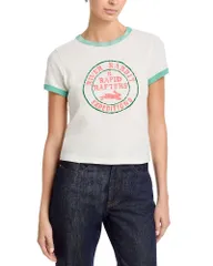マザー レディース トップス Tシャツ MOTHER The Itty Bitty Ringer Tee Riverabbitのサムネイル