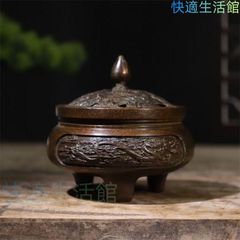 銅製 香炉 龍鳳香炉 茶室 書斎 薫香炉 工芸品 置物 銅製 香炉 龍鳳香炉 茶室 書斎 薫香炉 工芸品 置物 銅製 香炉 龍鳳香炉