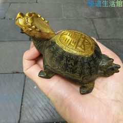亀型ゼンマイ仕掛け呼び鈴 BOJベルの置物 - メルカリ