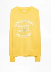 (新品) ZADIG&VOLTAIRE ザディグ・エ・ヴォルテール イェロー スウェットのサムネイル